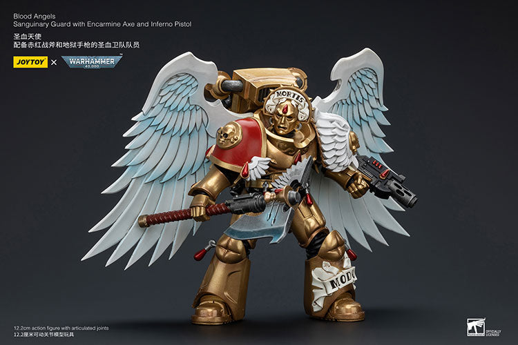 Blood Angels
Sanguinary Guard with Encarmine Axe and Inferno Pistol