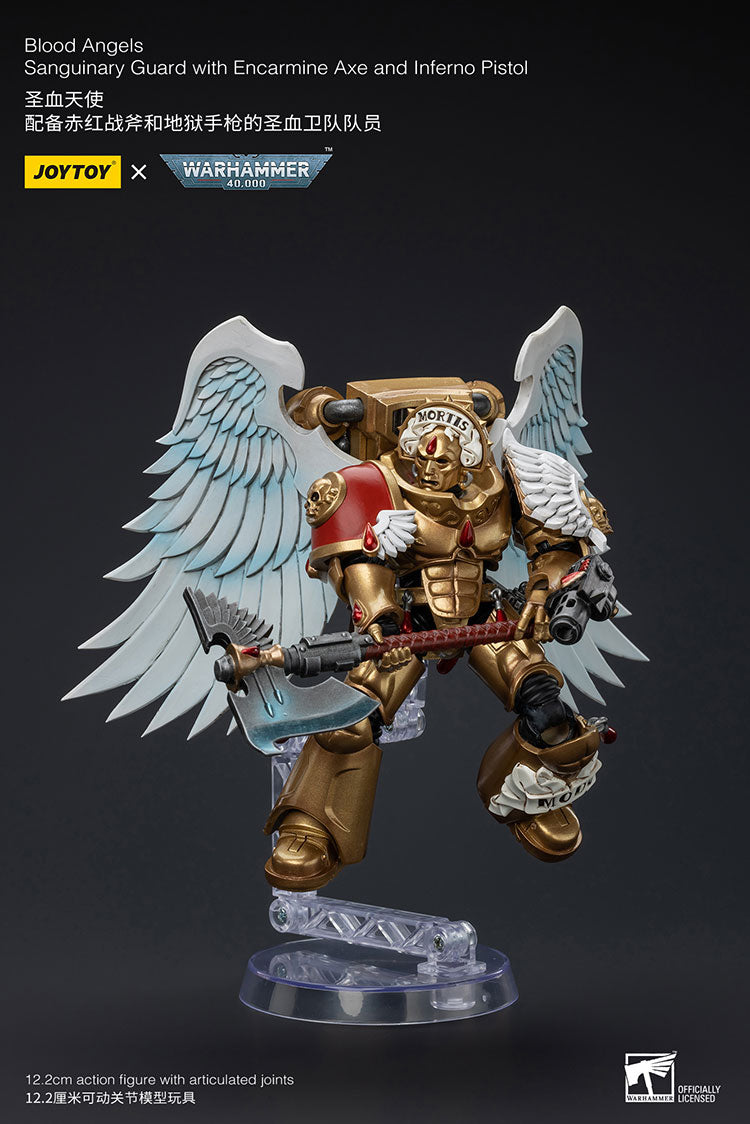 Blood Angels
Sanguinary Guard with Encarmine Axe and Inferno Pistol