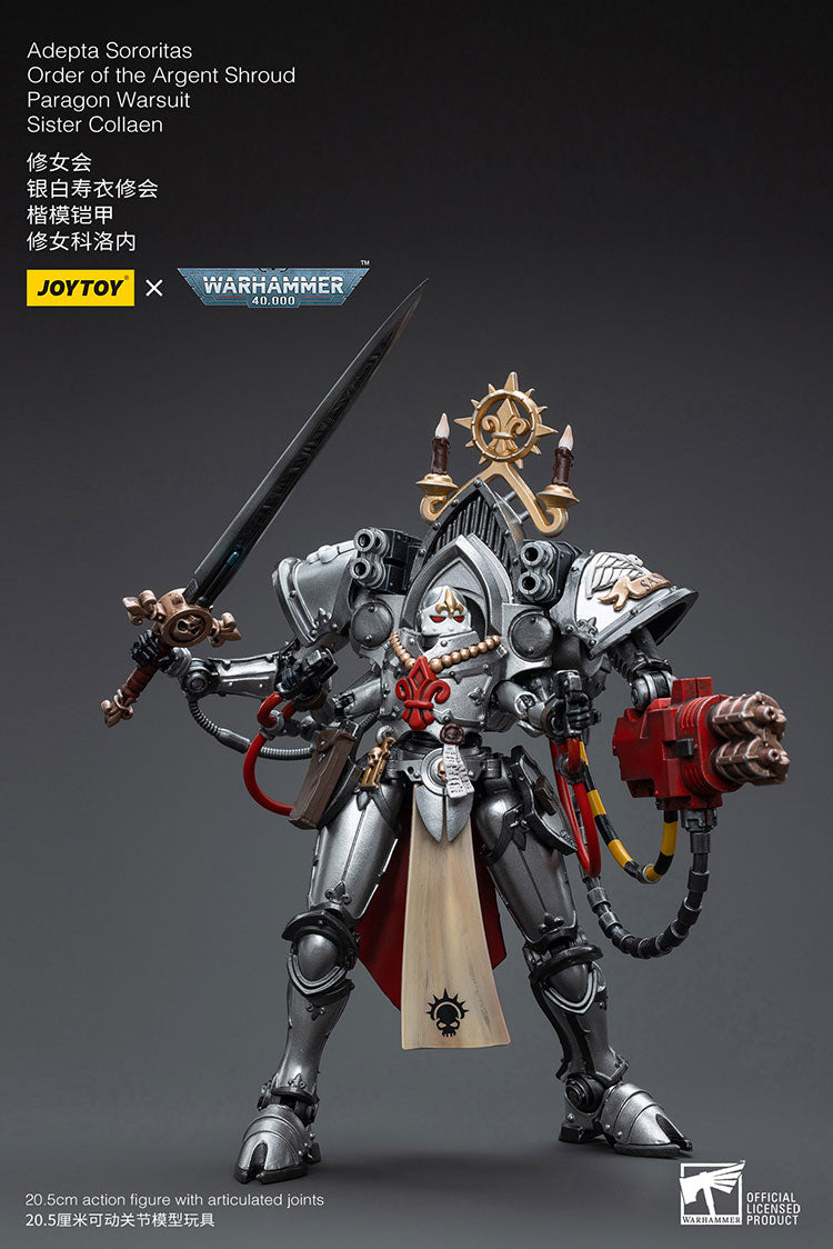 Adepta Sororitas
Order of the Argent Shroud Paragon Warsuit Sister Collaen