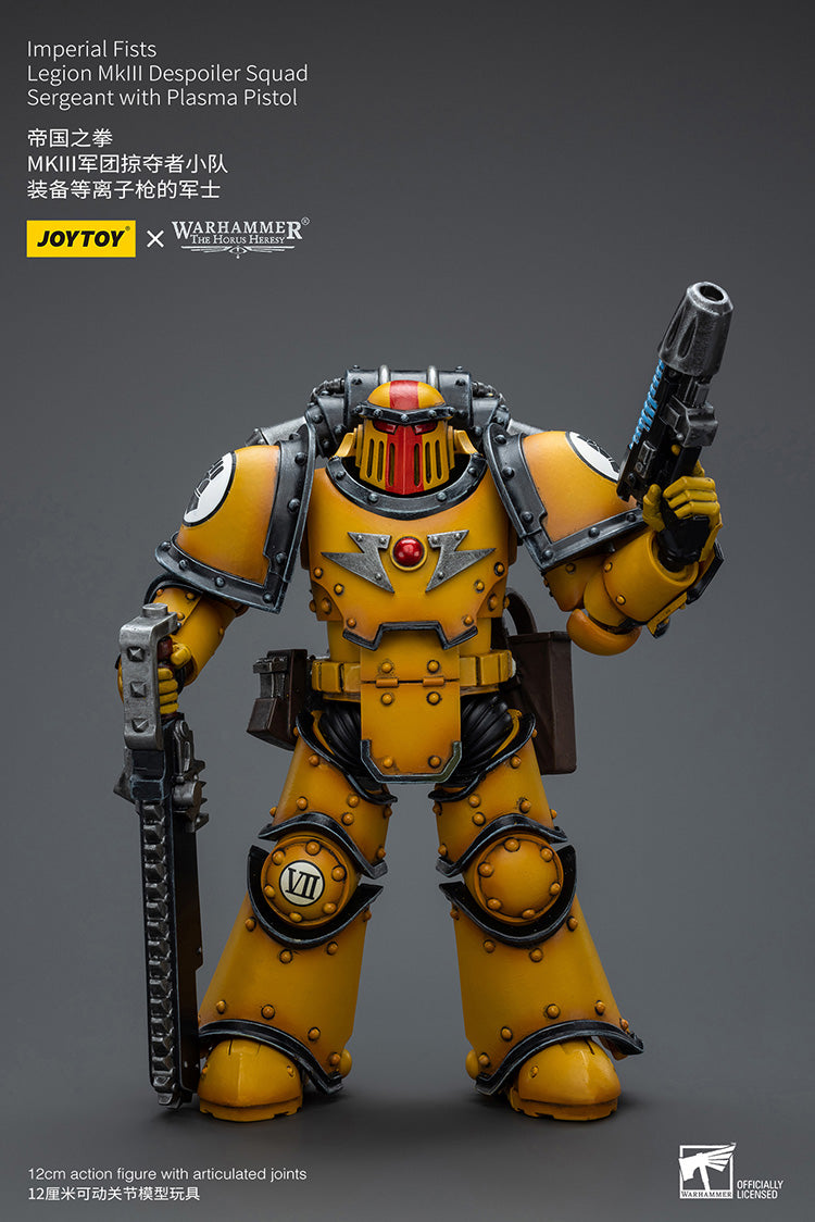 Imperial Fists
Legion MkIII Despoiler Squad
Sergeant with Plasma Pistol