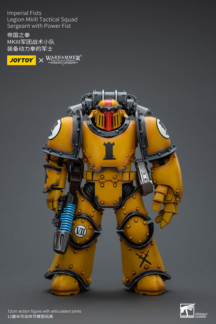 Imperial Fists  
Legion MkIII Tactical Squad 
Sergeant with Power Fist