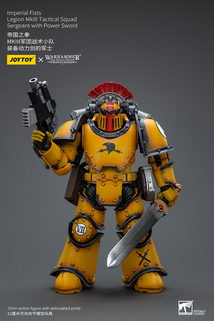 Imperial Fists  
Legion MkIII Tactical Squad
Sergeant with Power Sword