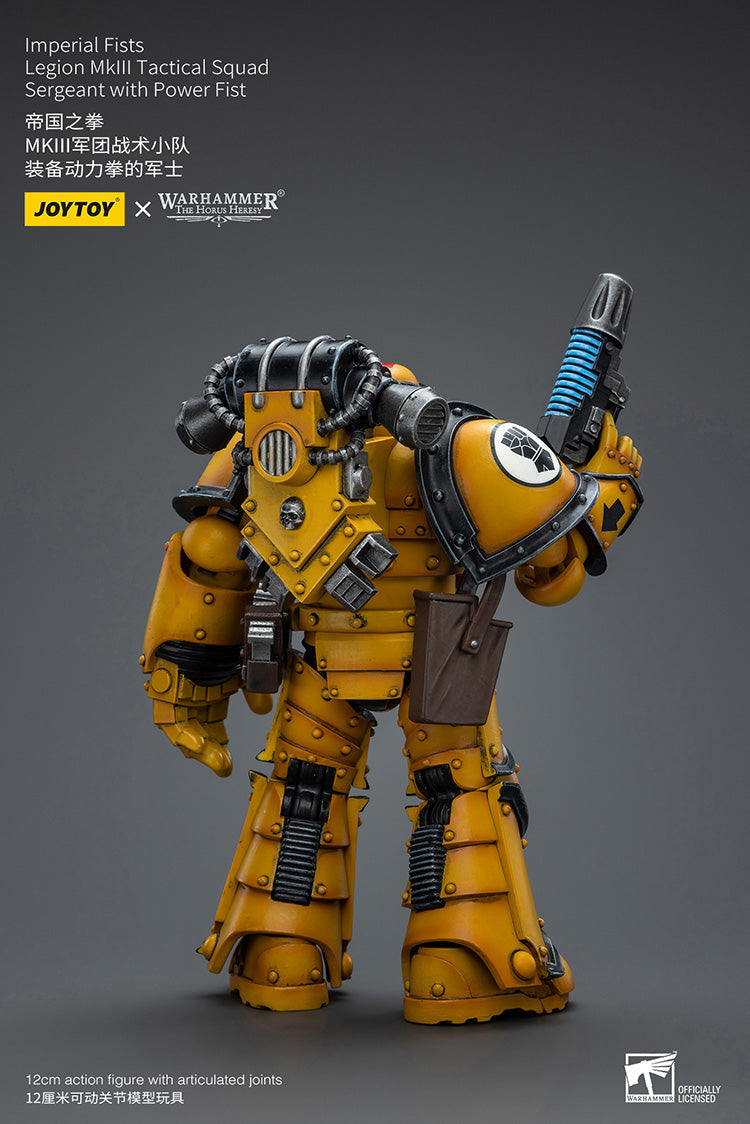 Imperial Fists  
Legion MkIII Tactical Squad 
Sergeant with Power Fist