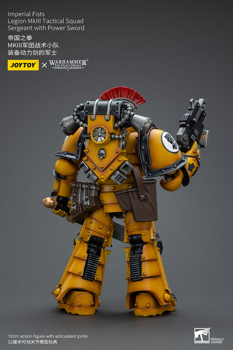 Imperial Fists  
Legion MkIII Tactical Squad
Sergeant with Power Sword