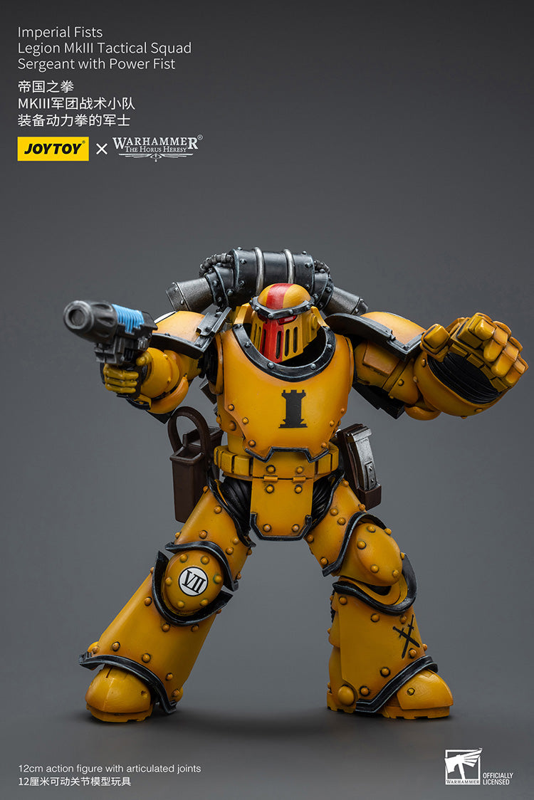 Imperial Fists  
Legion MkIII Tactical Squad 
Sergeant with Power Fist