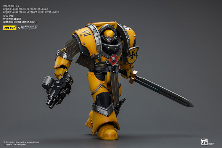 Imperial Fists
Legion Cataphractii Terminator Squad
Legion Cataphractii Sergeant with Power Sword