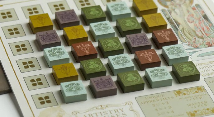 Artistry Board Game Dux Somnium Game Tiles