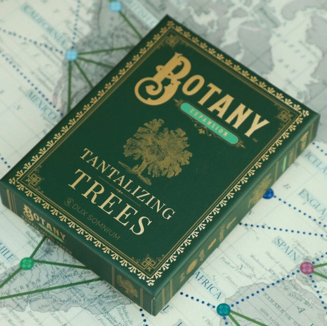 Botany Tantalizing Trees Expansion Dux Somnium Board Game Box on Game Board