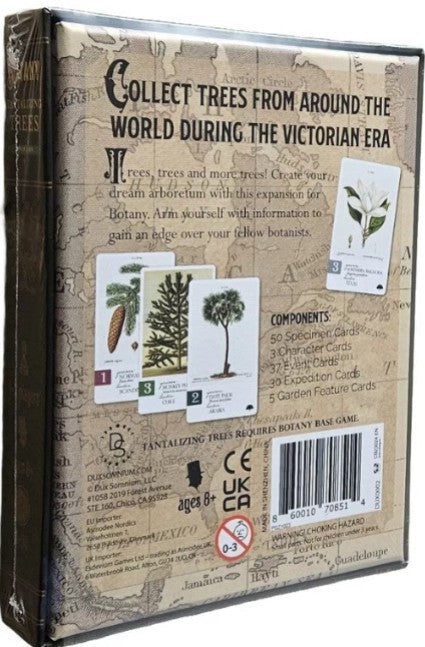 Botany Tantalizing Trees Expansion Dux Somnium Board Game Box Back