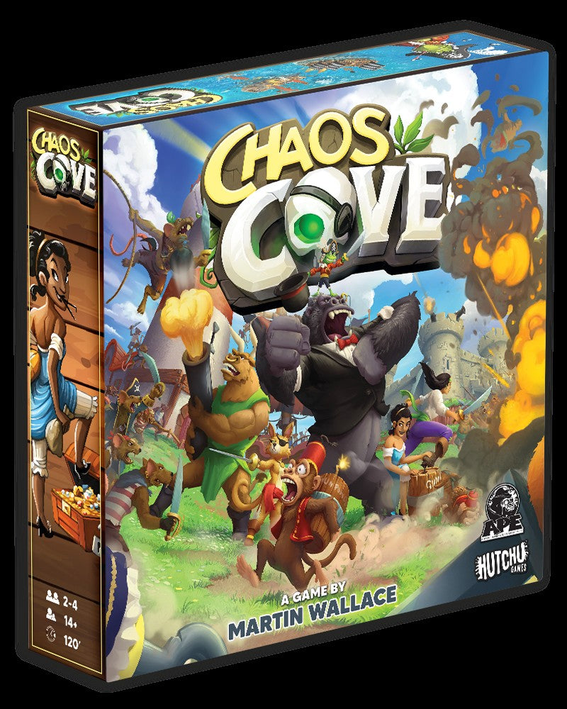 Chaos Cove APE Games Board Game 3D Box Rendering