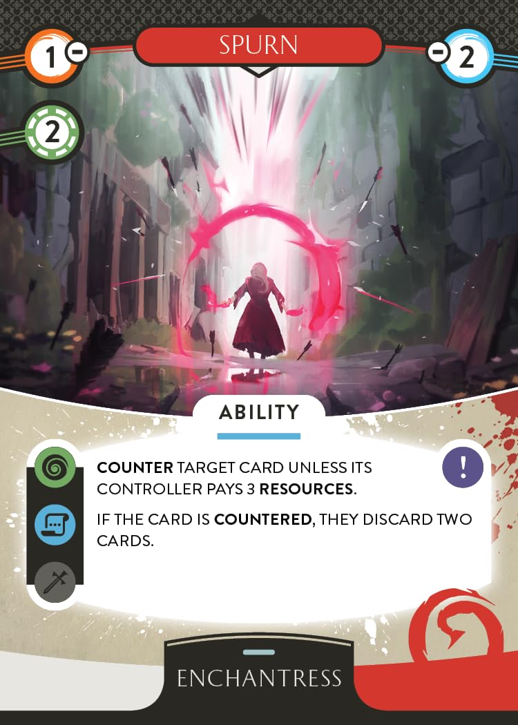 Ivion The Knight and The Lady APE Games Board Game Hero Dueling Game Card Art