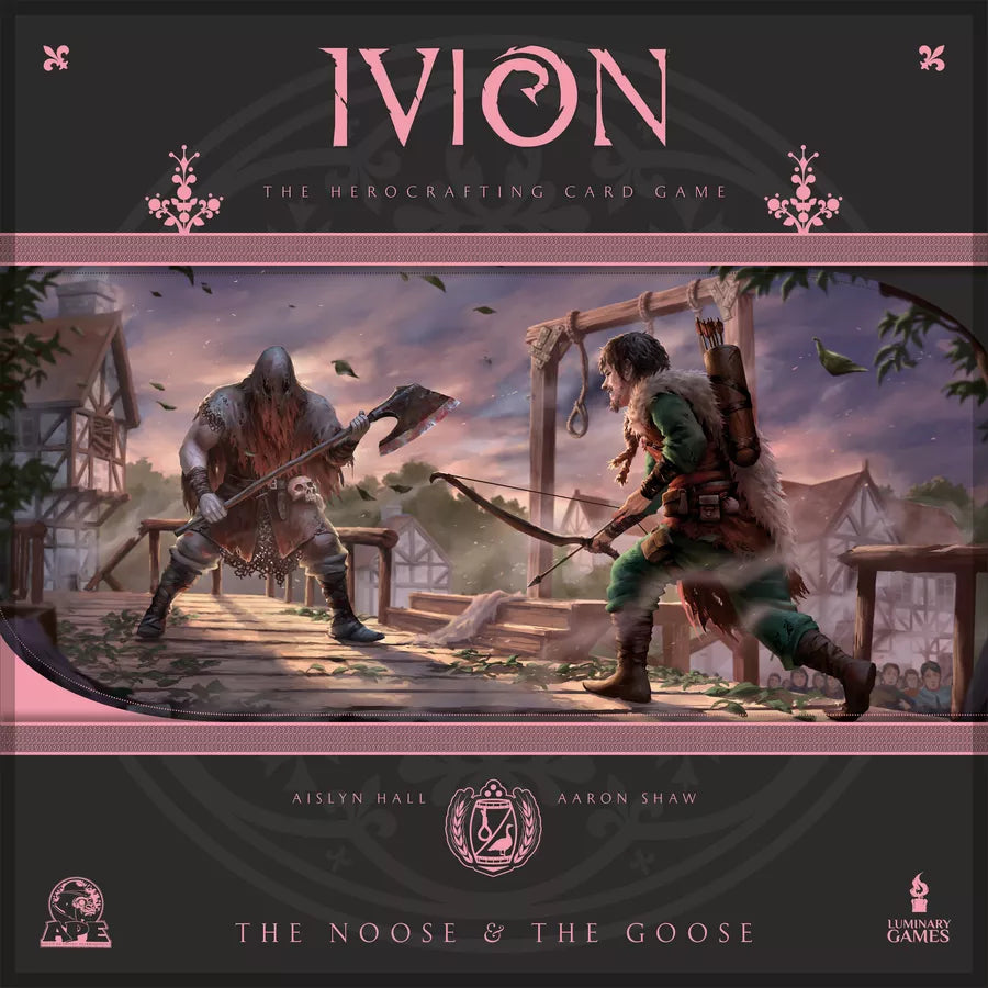Ivion The Noose and The Goose APE Games Board Game Hero Dueling Box Cover Art
