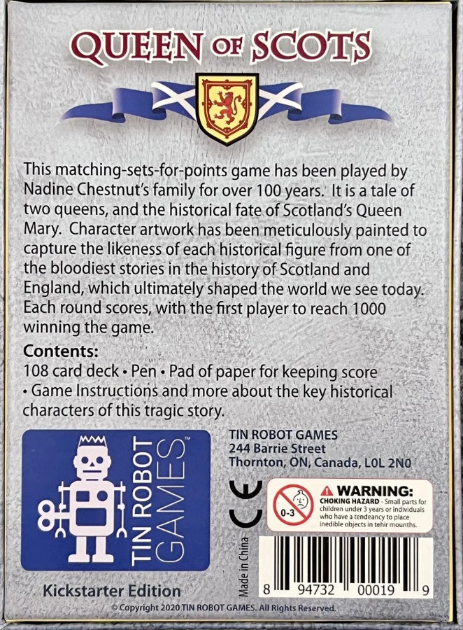 Queen of Scots: The Card Game