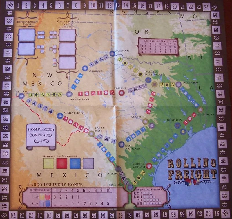 Rolling Freight TX Maps