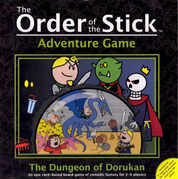 The Order of the Stick Board Game APE Games Box Cover Art
