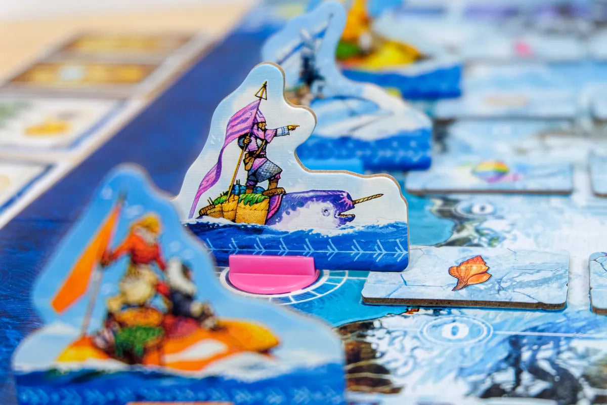 Whale Riders Board Game APE Games Player Standees Art