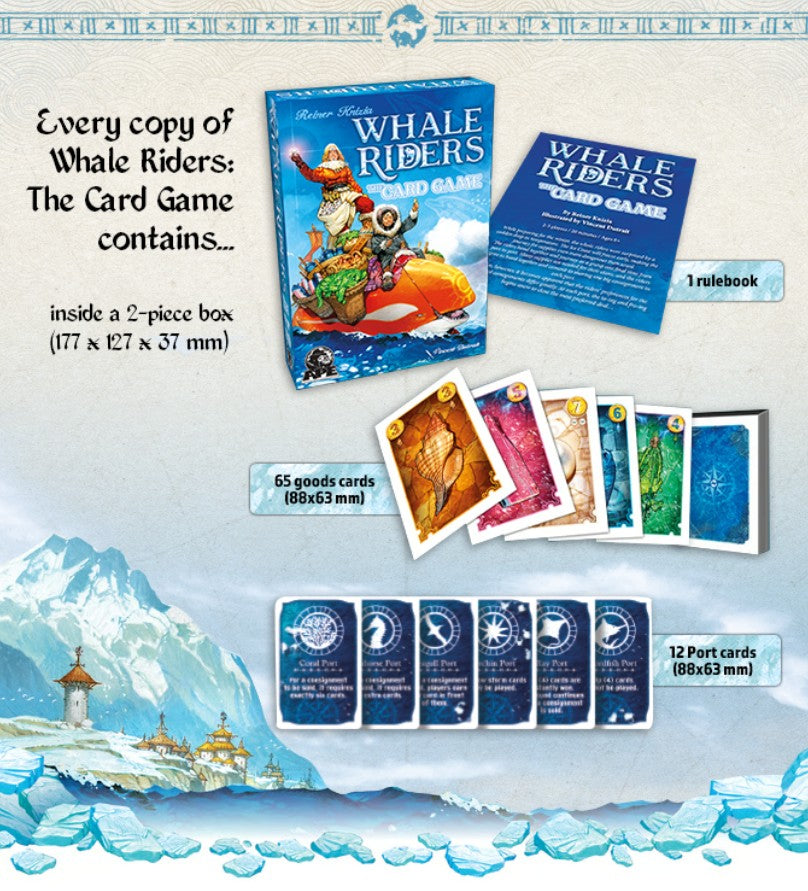 Whale Riders Card Game APE Games Promotional Image Game Components